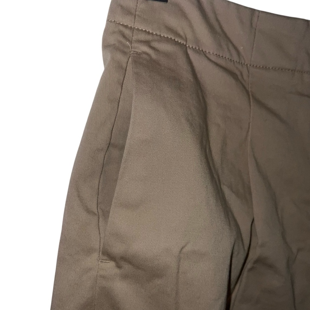 Zara Tan High Waisted Pleated Ankle Pants Size L - Picture 10 of 14